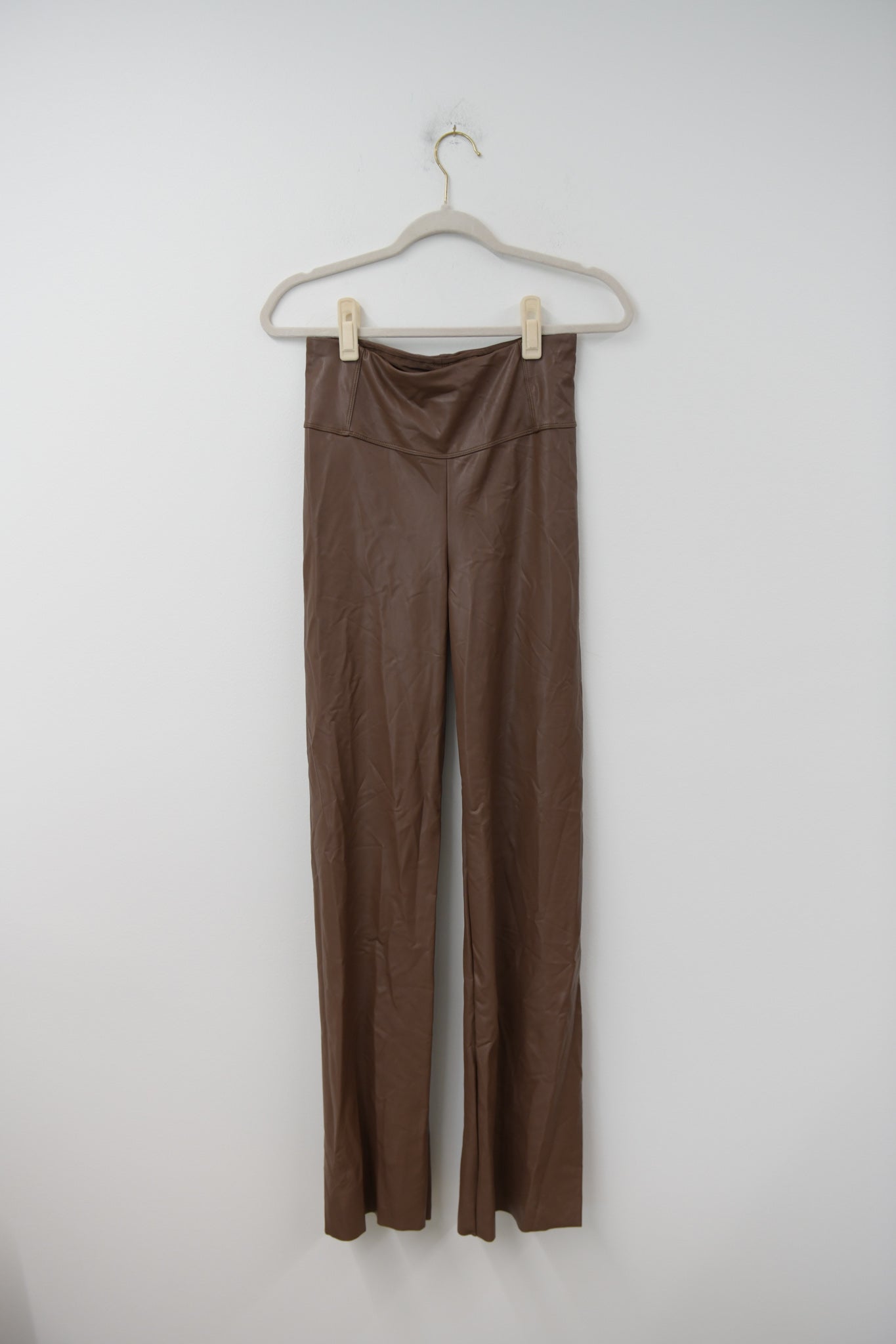 Sofia Faux leather bootcut pantSize M / NWT