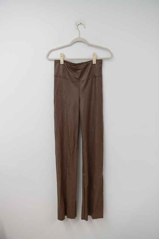 Sofia Faux leather bootcut pantSize M / NWT