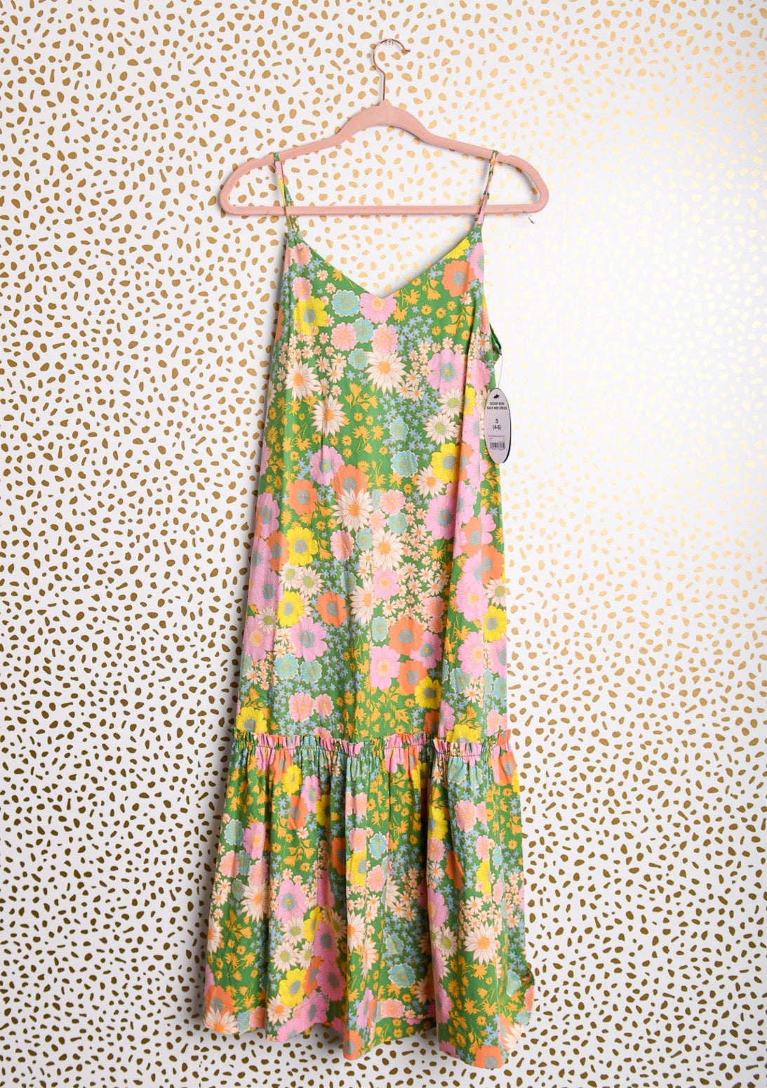 Scoop sleeveless midi dress\S\NWT