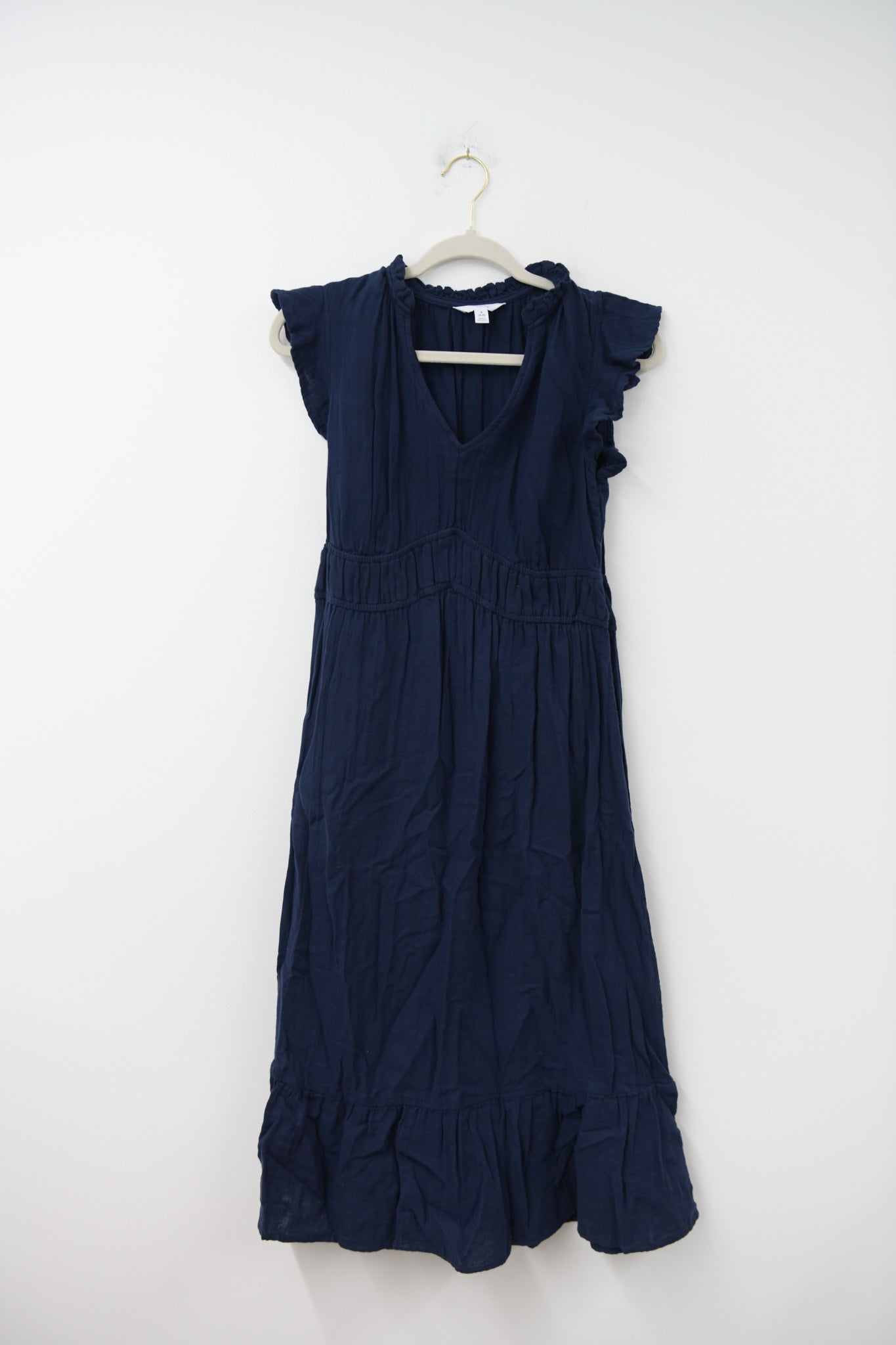 Time and Tru flutter sleeve midi dress Size S / EUC