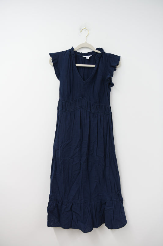 Time and Tru flutter sleeve midi dress Size S / EUC