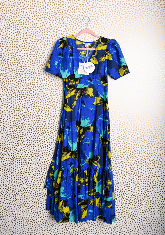 Christopher John Rogers short sleeve maxi\2\NWT