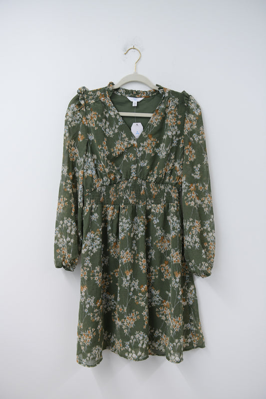 Time and Tru smocked waist mini dress Size S / NWT