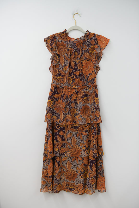 Julia Jordan flutter sleeve midi dress Size 4 / NWT