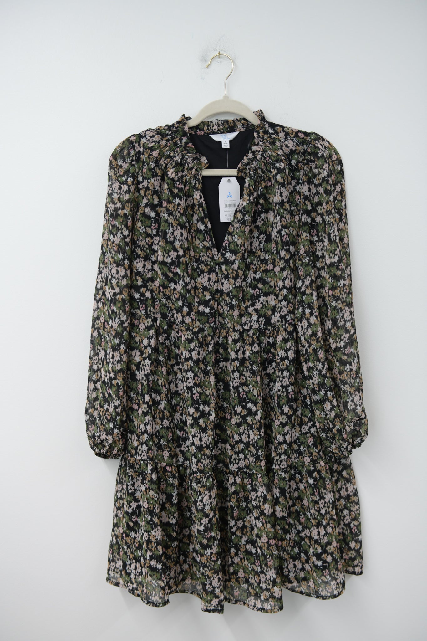 Time and Tru long sleeve mini dress Size S / NWT