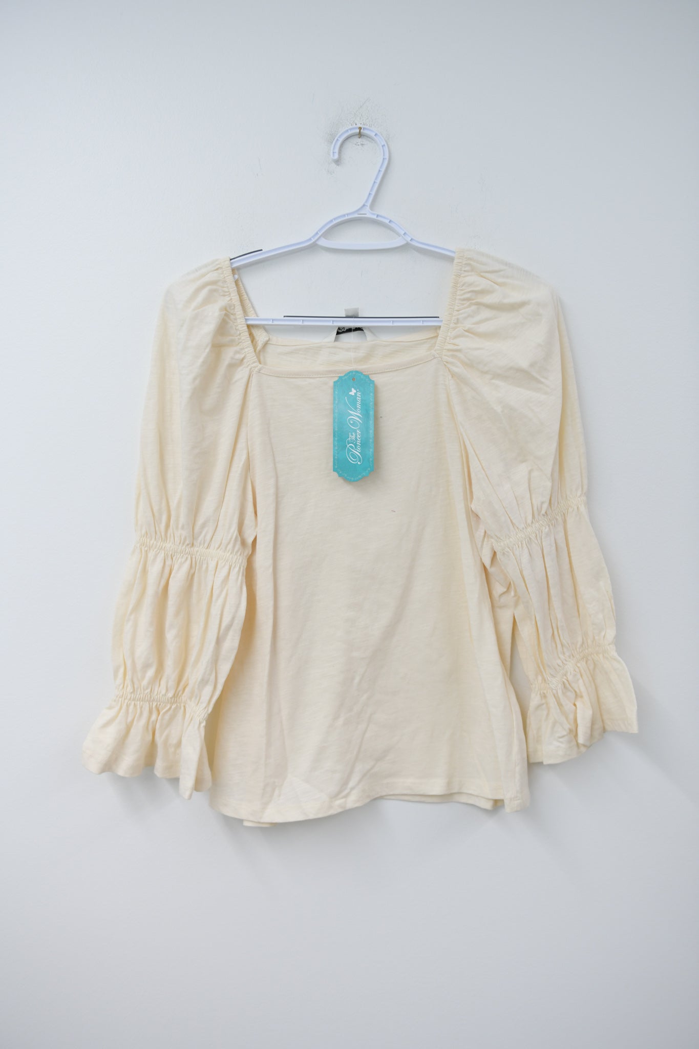 Pioneer Woman long sleeve square neck blouse Size S / NWT