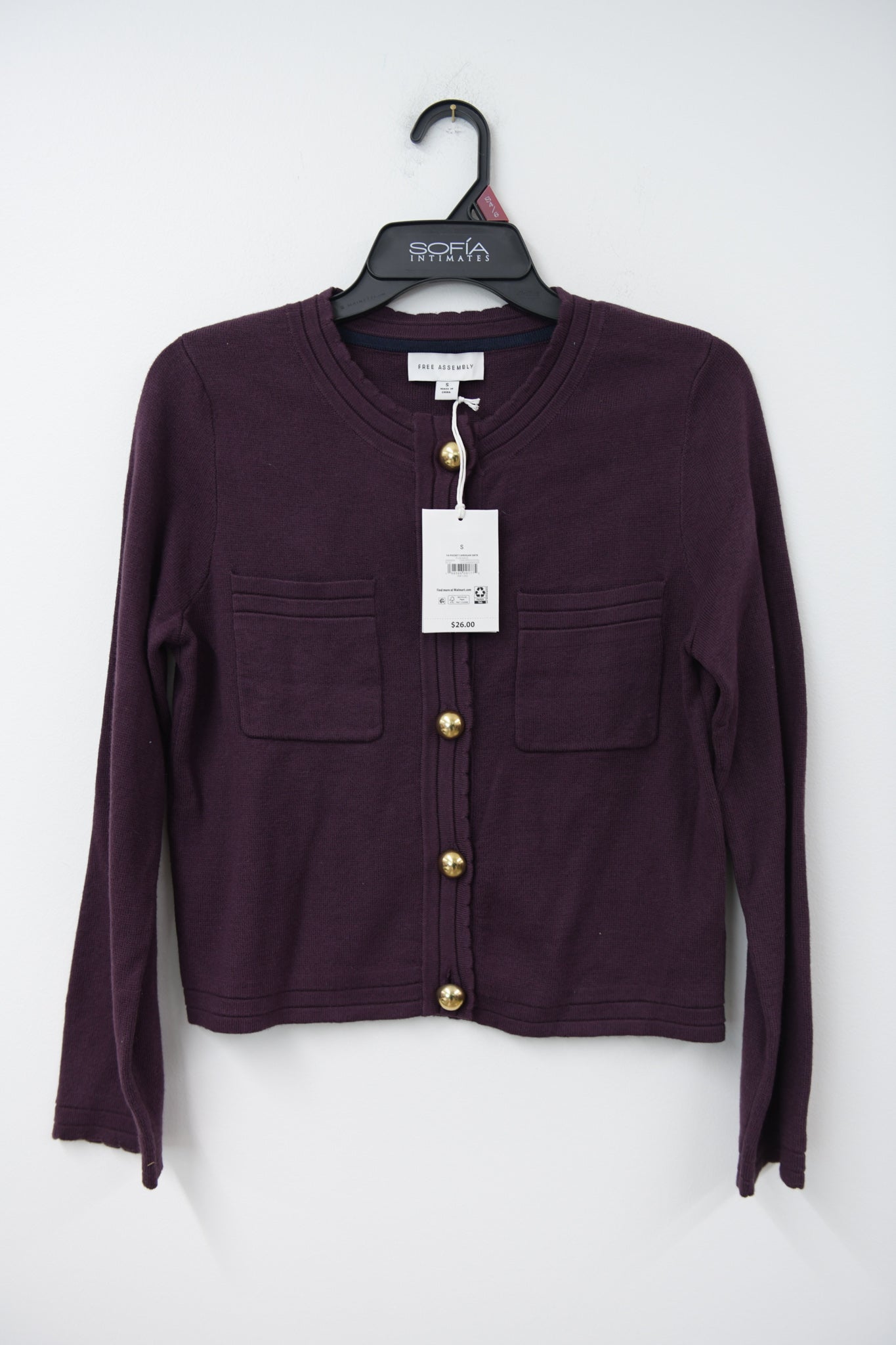 Free Assembly pocket cardigan sweater Size S / NWT