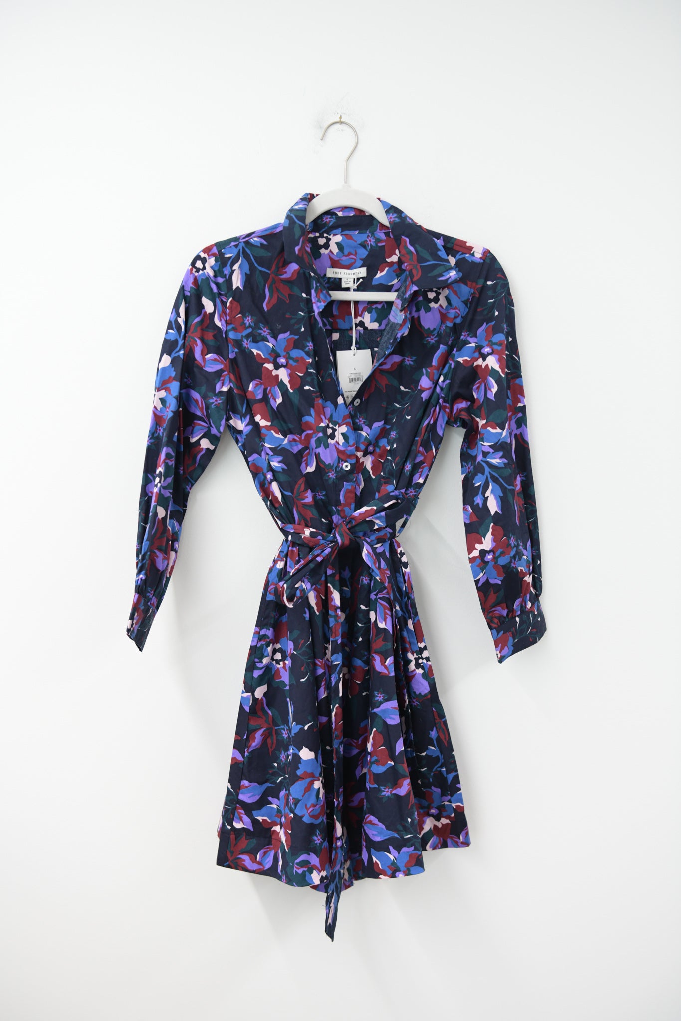 Free Assembly long sleeve mini dress Size S / NWT