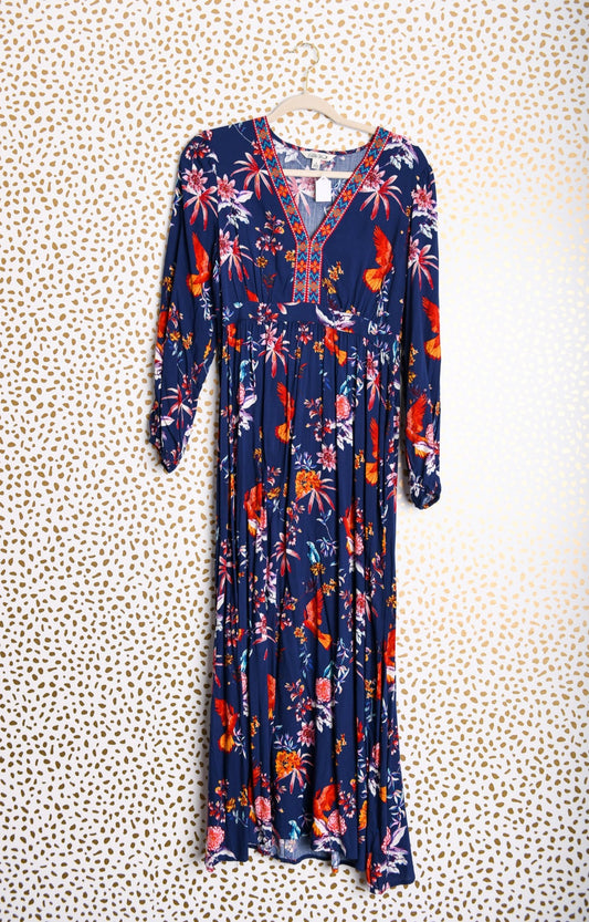 Pioneer Woman long sleeve midi dress Size S \ NWT