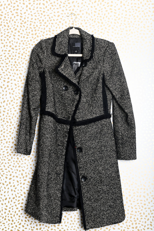 The Limited tweed trench coat Size S \ EUC