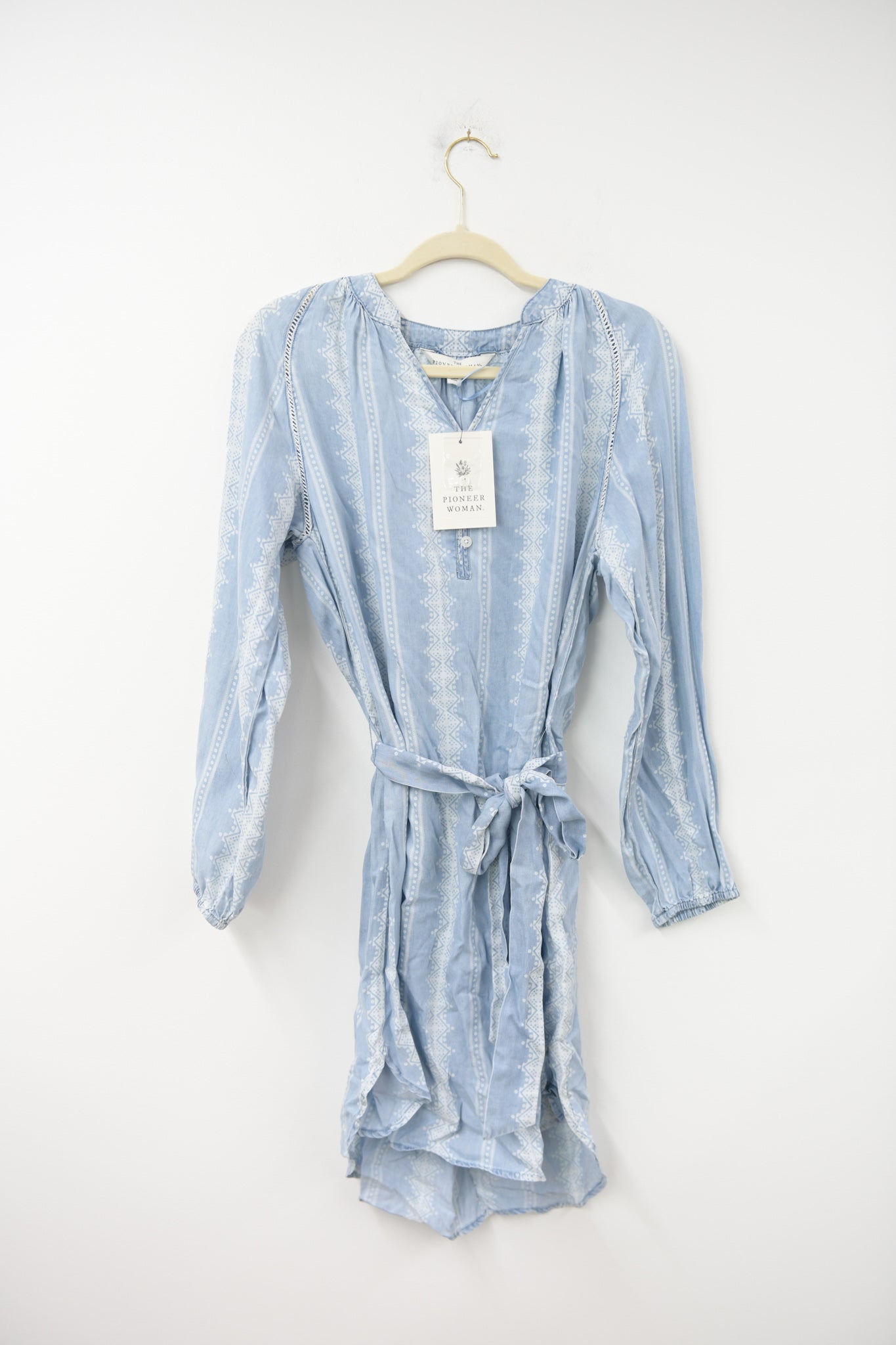 Pioneer Woman long sleeve mini dress Size S / NWT