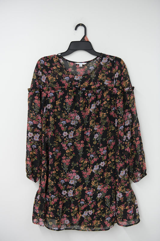 Time and Tru long sleeve mini dress S / EUC