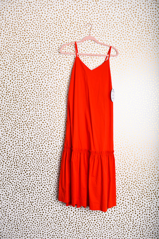 Scoop sleeveless midi dress Size S \ NWT