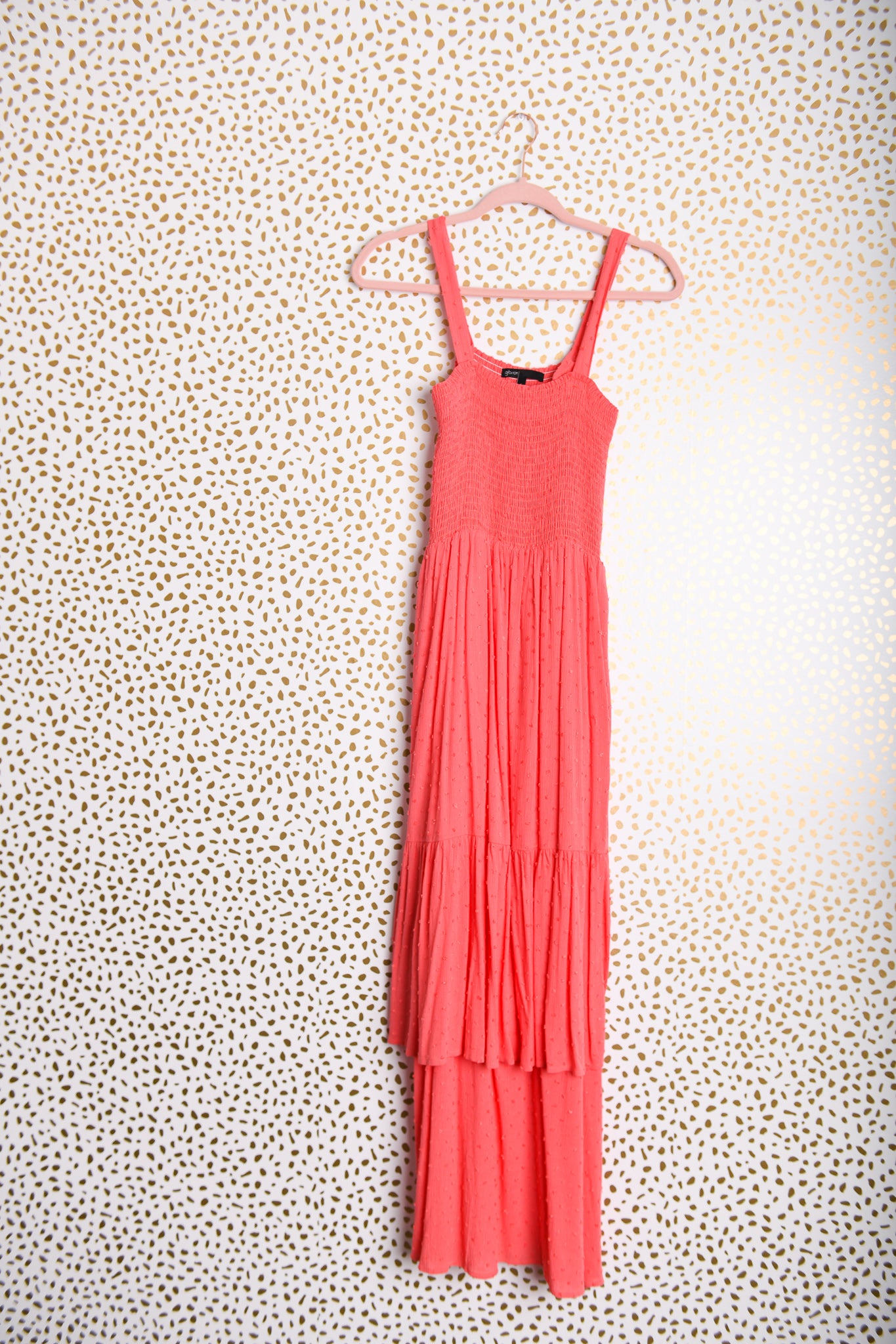 Gibson sleeveless smocked maxi dress Size S \ EUC