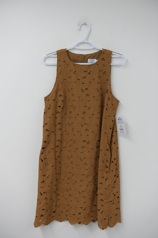 Time and Tru eyelet mini dress Size S / NWT