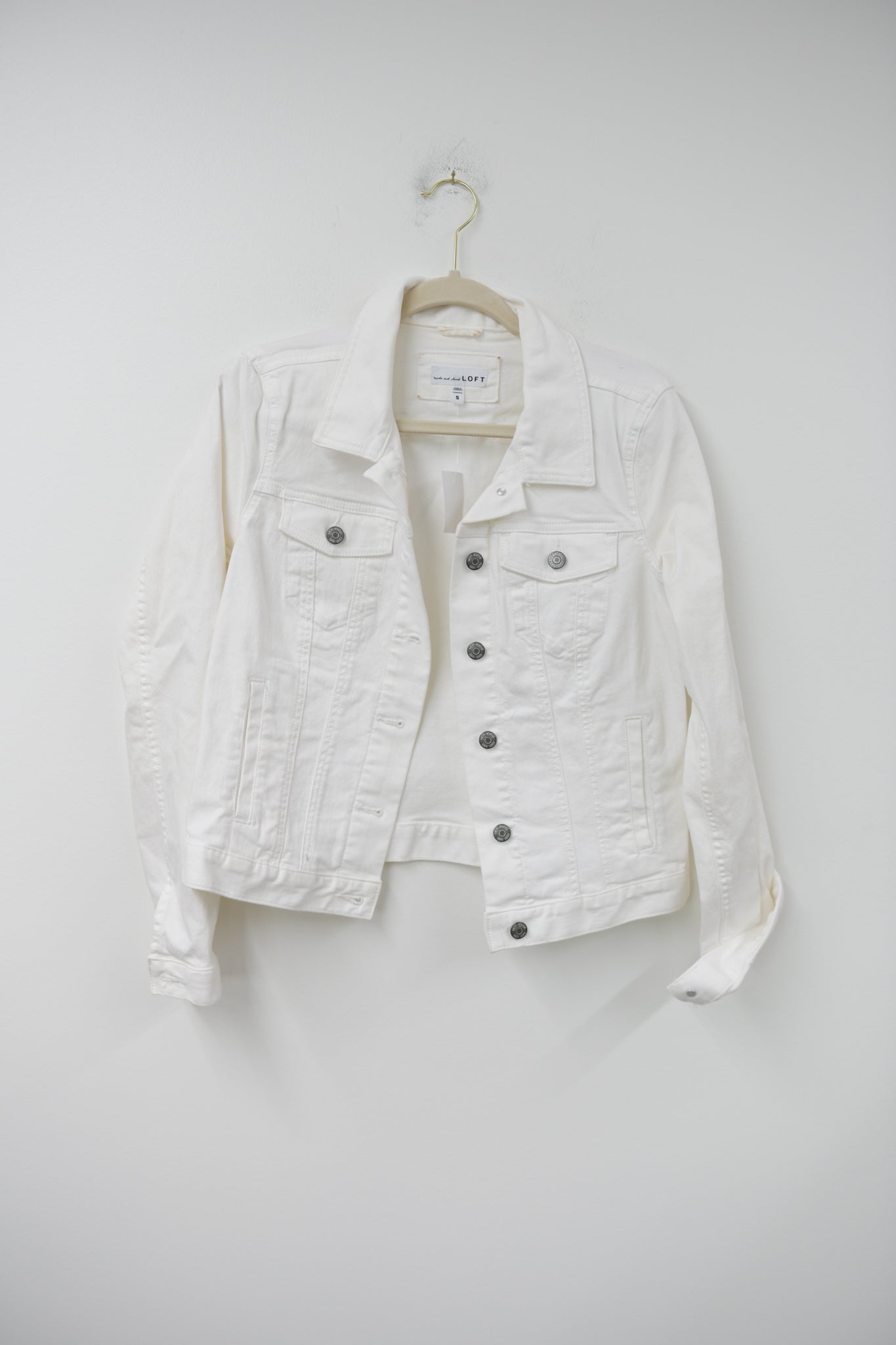 Loft jean jacket Size S / NWT