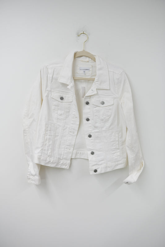 Loft jean jacket Size S / NWT