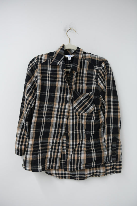 Time and Tru long sleeve plaid shirt Size S / EUC