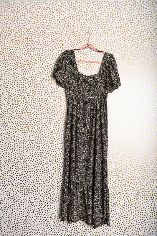 Socialite short sleeves maxi dress Size S \ EUC