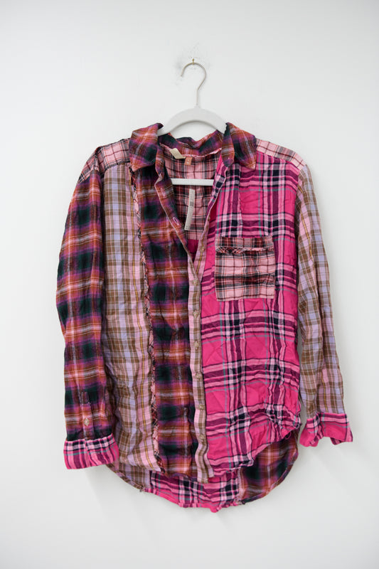 Pilcro flannel button down Size S / NWT