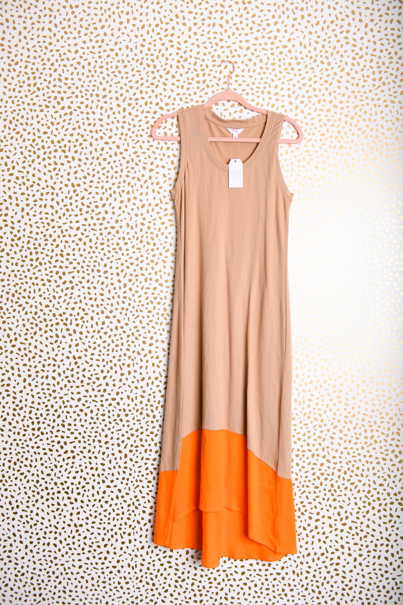 Time and Tru sleeveless midi dress Size S \ NWT