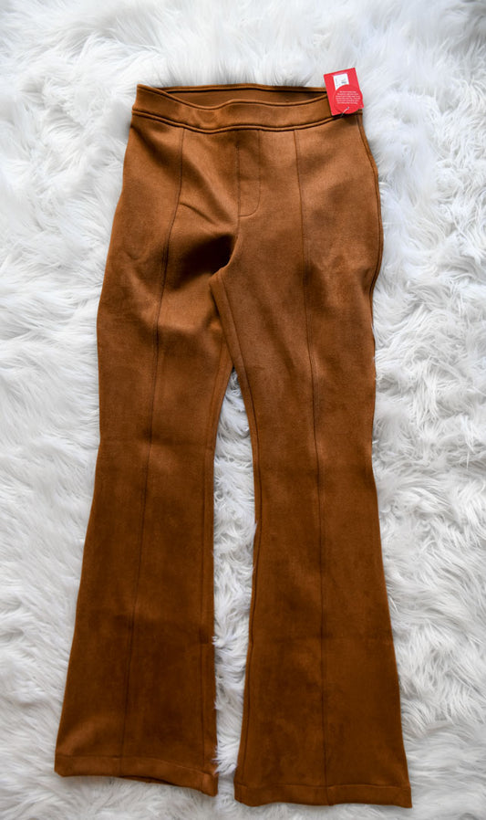 Spanx faux suede flare pant Size S / NWT