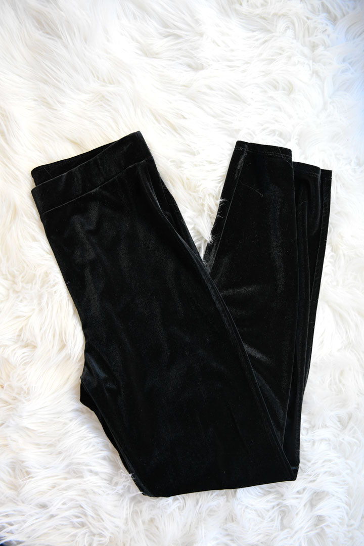 Gibson velvet leggings Size M /EUC