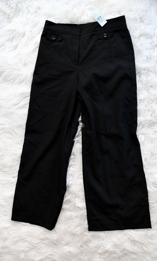 Ann Taylor black pants Size 4p /NWT