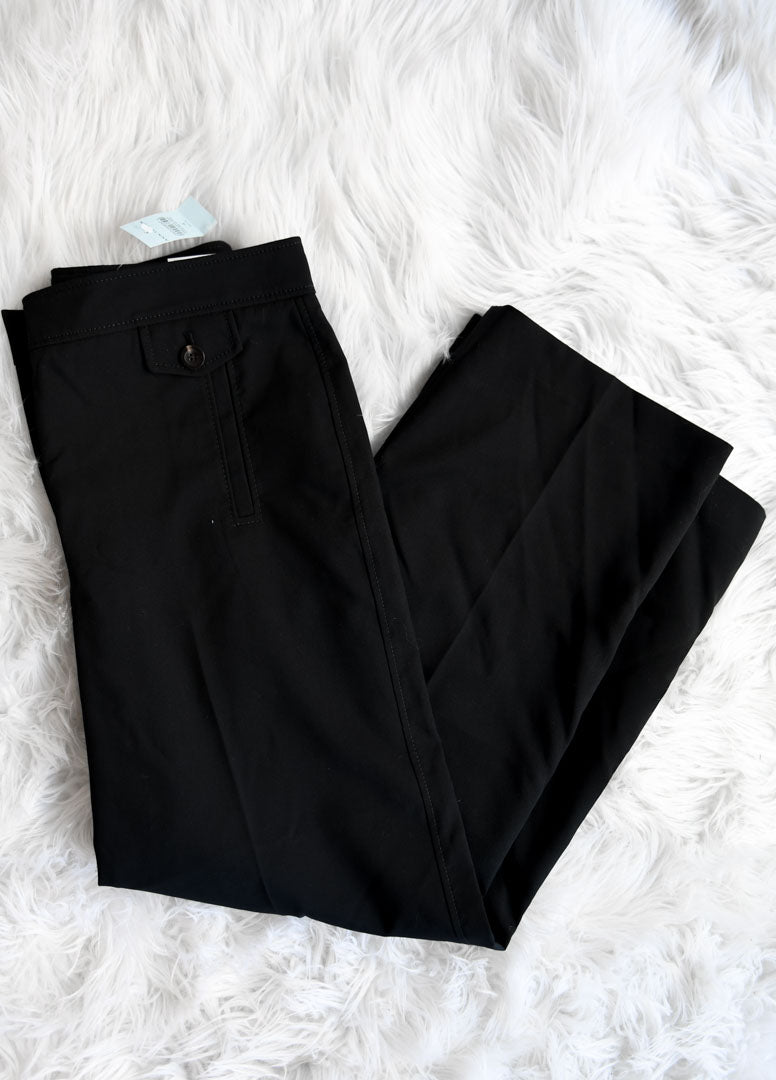 Ann Taylor black pants Size 4p /NWT