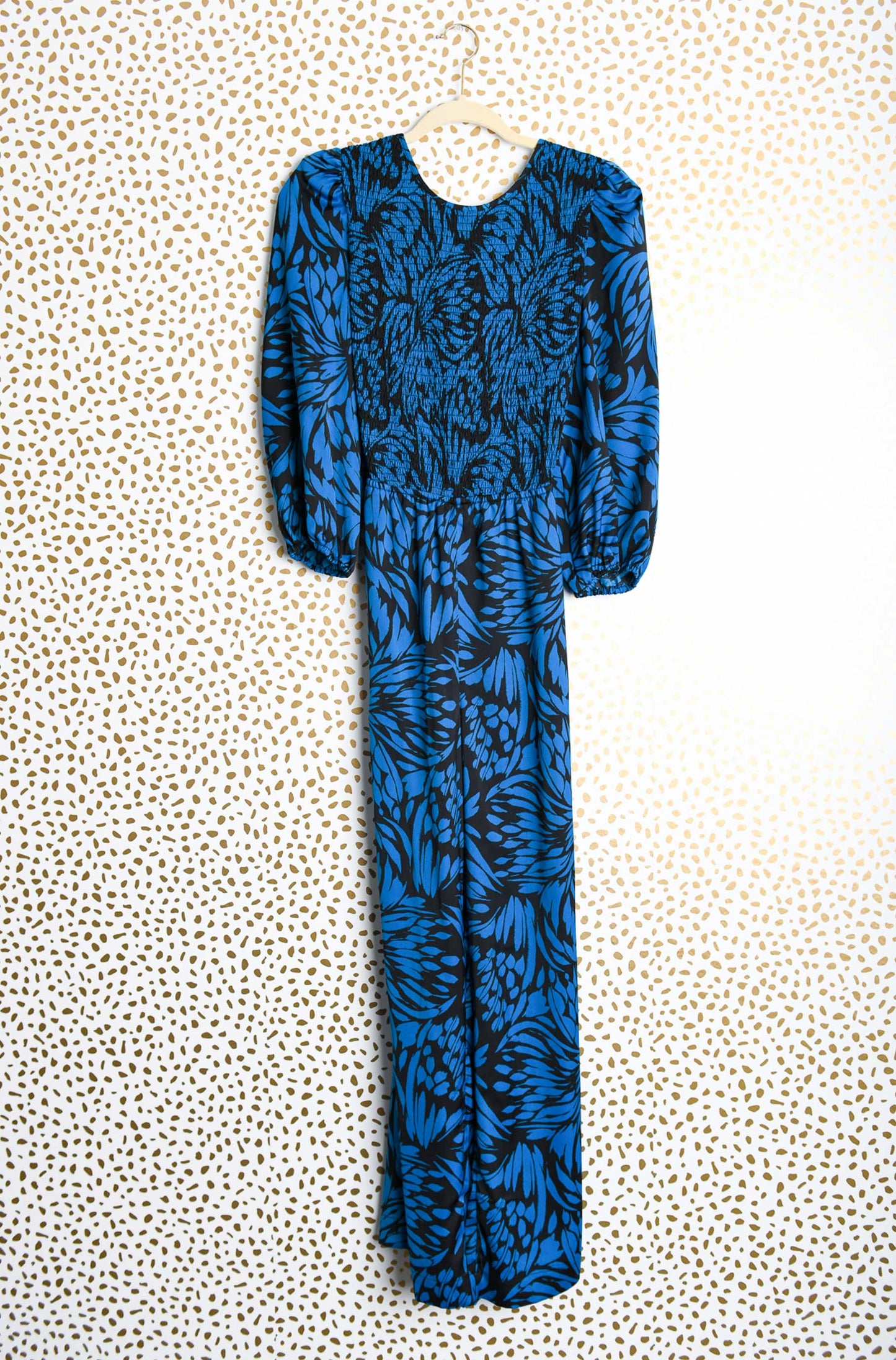The Get open back long sleeve jumpsuit Size M \ NWT