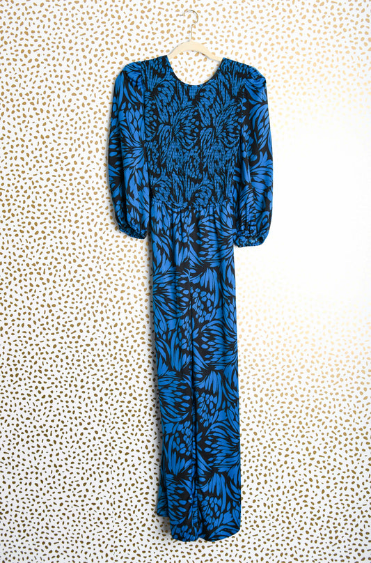 The Get open back long sleeve jumpsuit Size M \ NWT