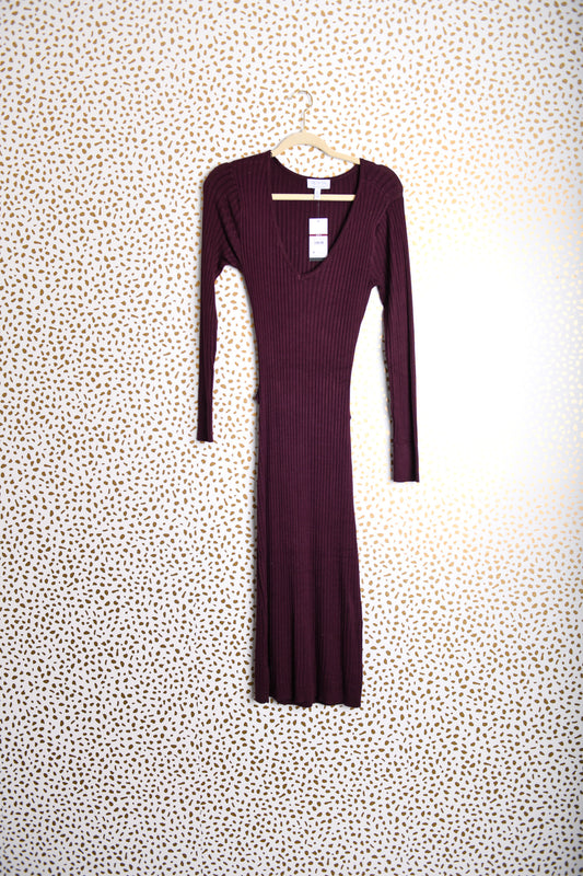 Sofia midi long sleeve sweater dress Size S \ NWT