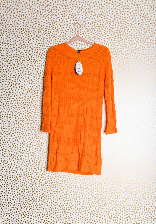 Scoop long sleeve mini dress Size S / NWT