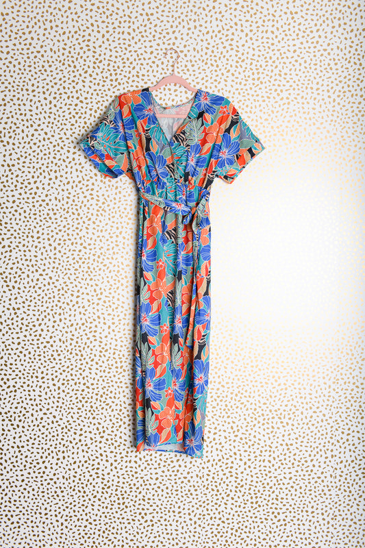 Cupshe short sleeve midi dress Size S / NWT
