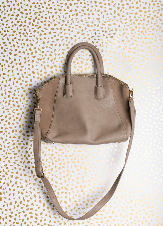 Sole Society faux leather satchel