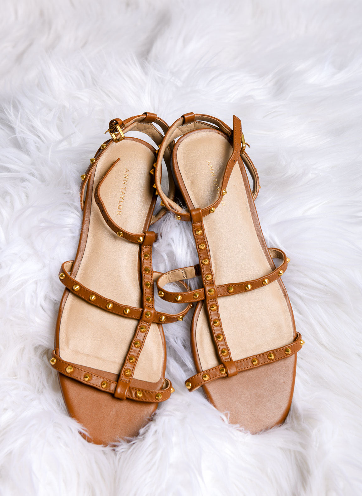 Ann Taylor studded sandals size 7