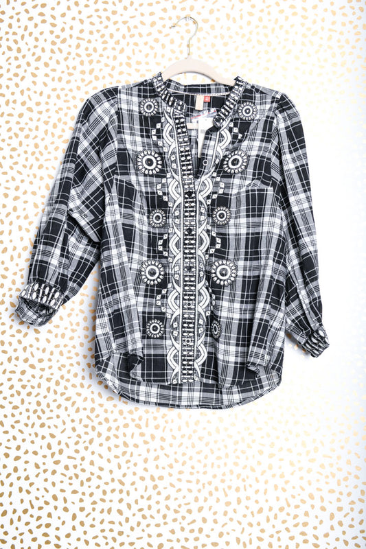 Pilcro 3/4 sleeve blouse Size XS \ NWT