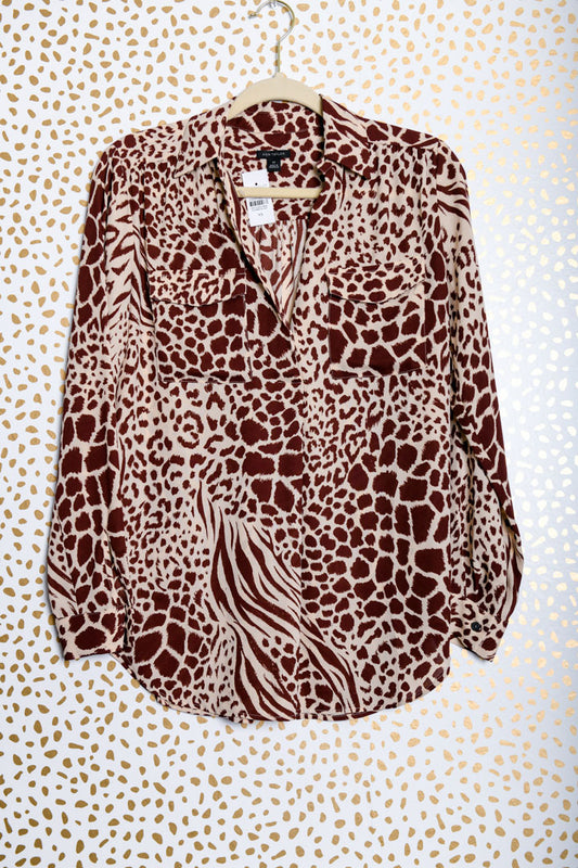 Ann Taylor long sleeve blouse Size XS \ NWT