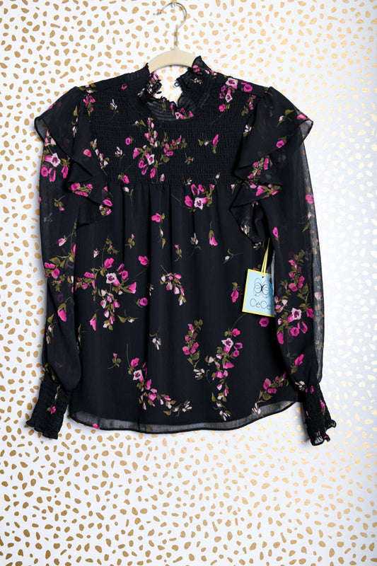 Cece long sleeve blouse Size S \ NWT