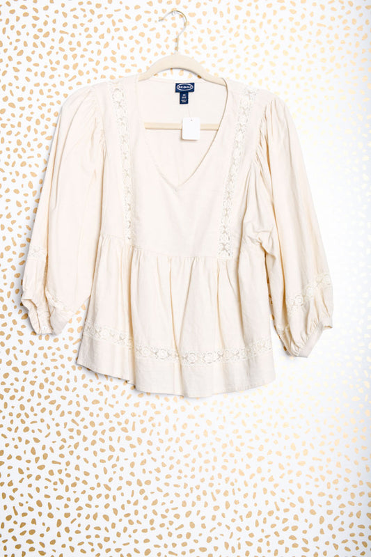 Scoop long sleeve blouse Size XS \ EUC