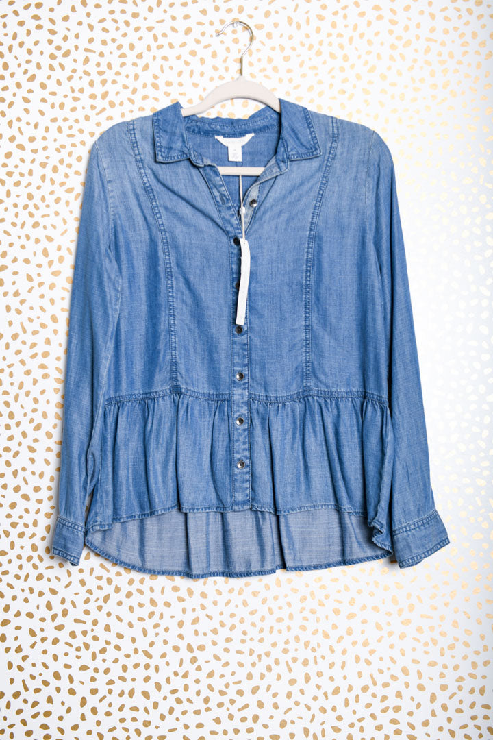 Caslon long sleeve blouse Size XS \ NWT