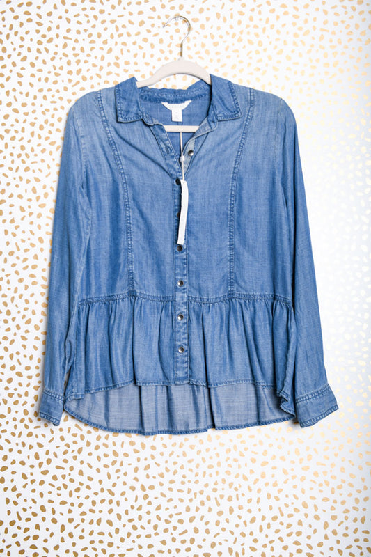 Caslon long sleeve blouse Size XS \ NWT