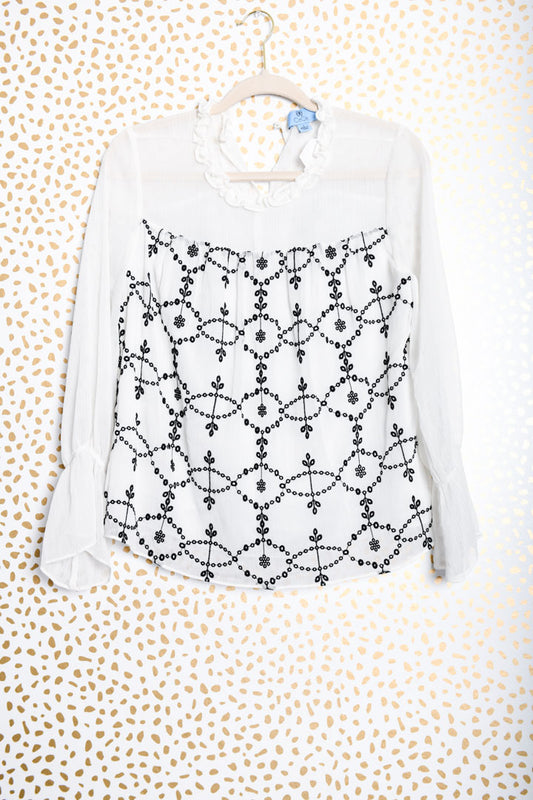 Cece long sleeve blouse Size S \ EUC