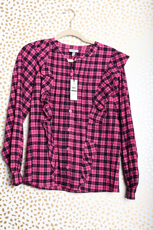 The Get long sleeve blouse Size S /NWT