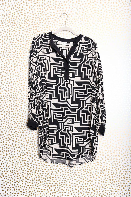 H&M long sleeve mini dress Size 2 /EUC