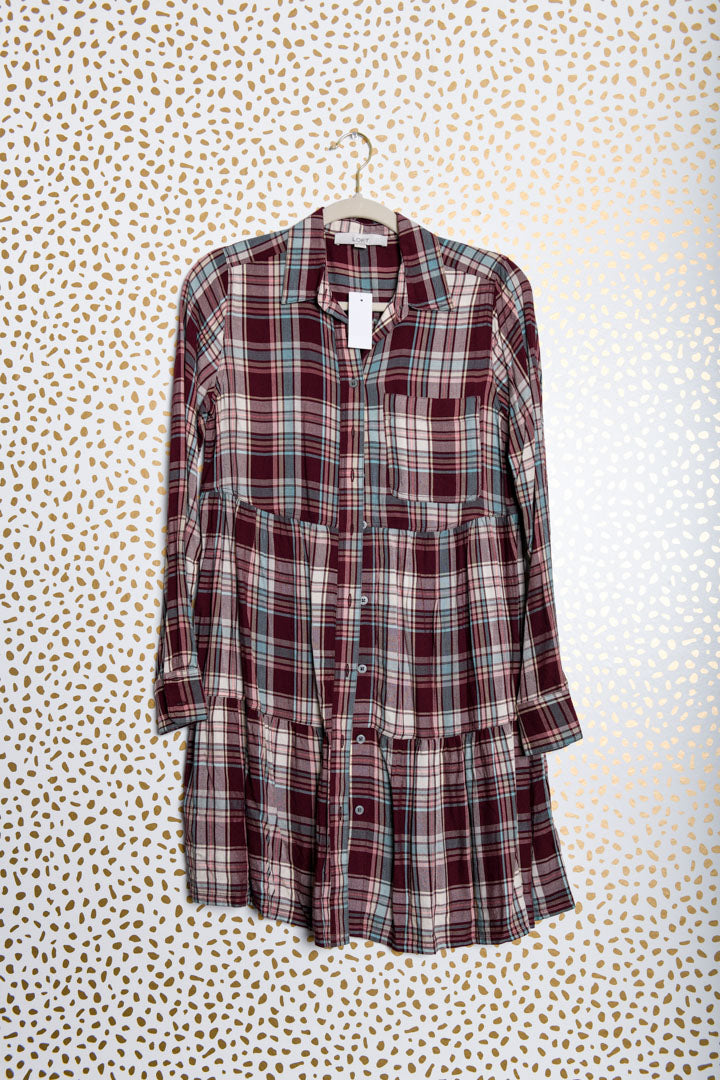 Loft long sleeve mini dress Size XS/ NWT
