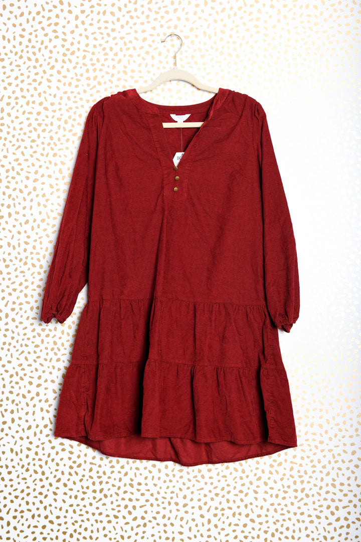 Time and Tru long sleeve mini dress Size S/NWT