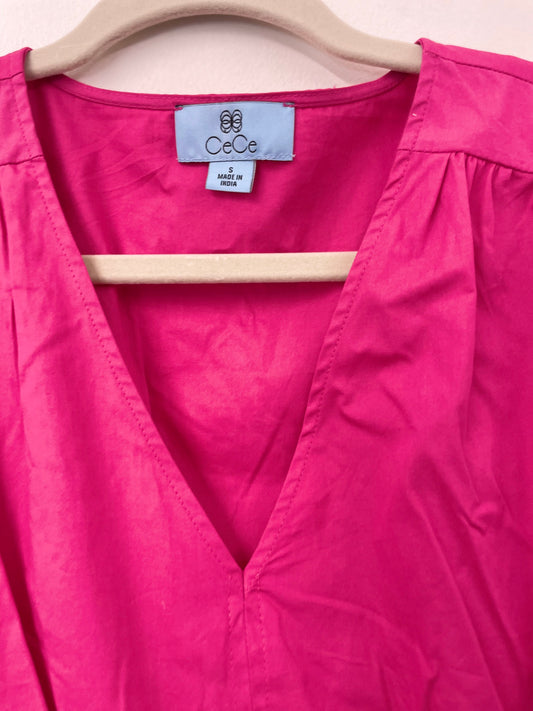 Cece short puffed sleeve Maxie dress Size S / EUC