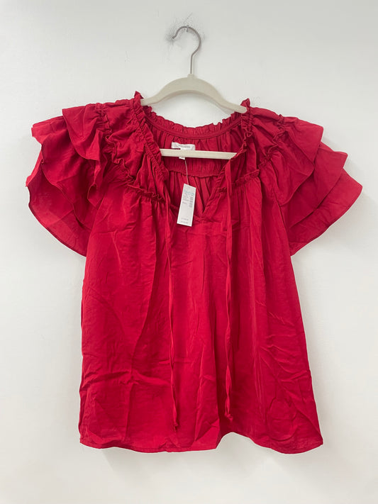 Maurice’s flutter sleeve blouse Size S / NWT