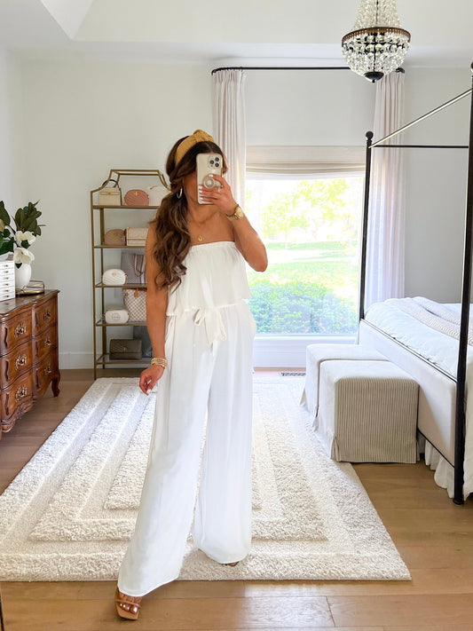Sofia strapless jumpsuit  Size S / NWT